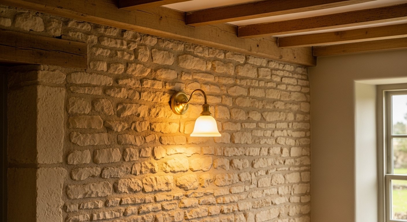 Brass Wall Lights and the Cottage Glow