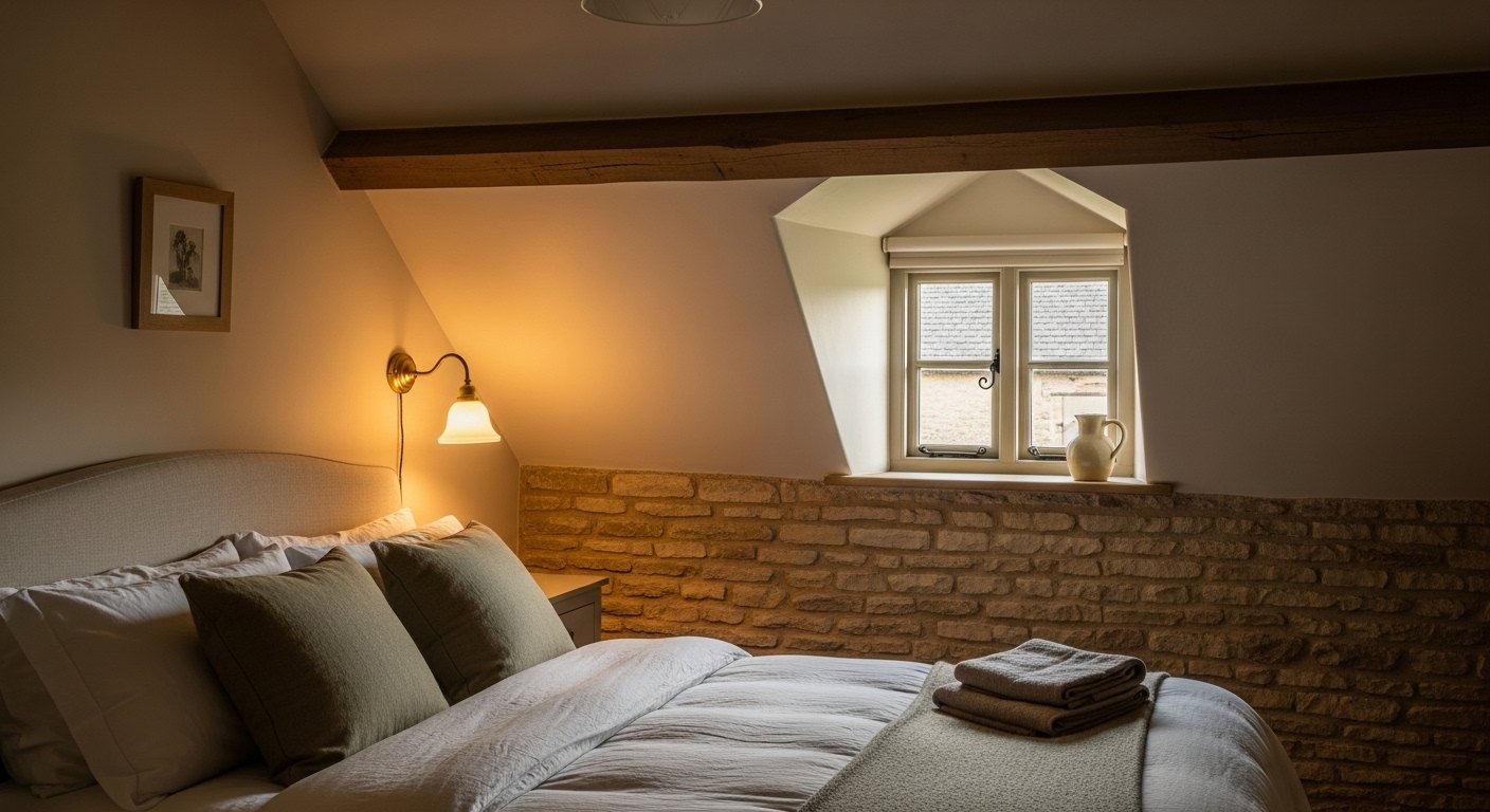 A Cosy Cottage Bedroom Under the Eaves