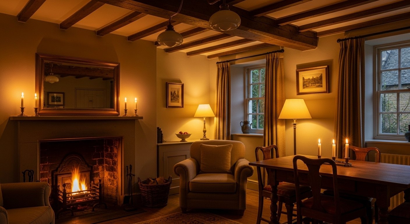 Dimmers, Candles, and the Cottage Evening