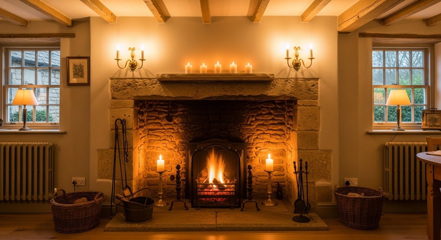 Lighting Around an Inglenook Fireplace